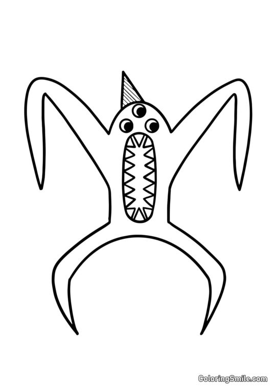 Nabnab fra Banban børnehave - Farvelægningsside