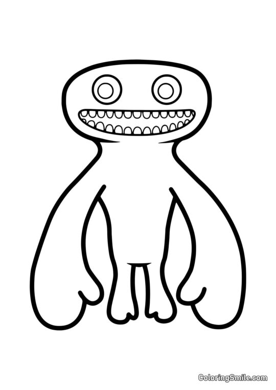 Jumbo Josh i fuld højde - Farvelægningsside