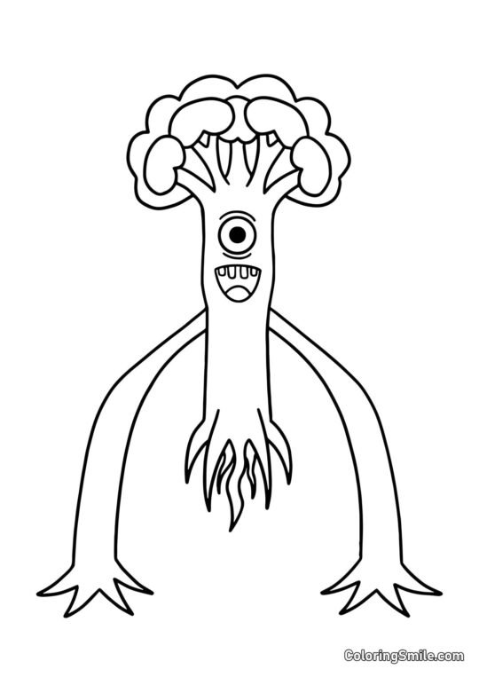 Høj Victor fra Banban børnehave - Farvelægningsside