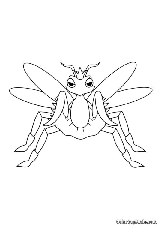 Frøken Luna fra Banban børnehave - Farvelægningsside