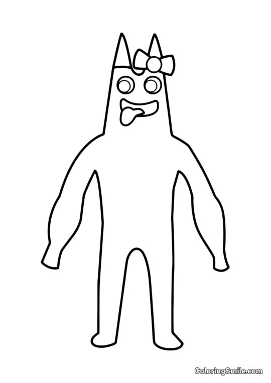 Banbalina fra Banban børnehave - Farvelægningsside