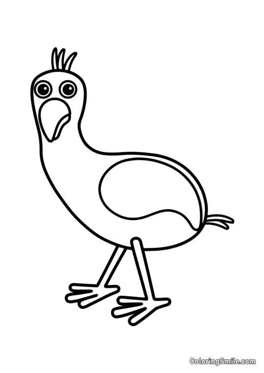 Aggressiv Opila fra Banban børnehave - Farvelægningsside