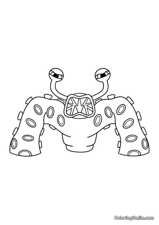 Nibbler fra Banban børnehave - Farvelægningsside