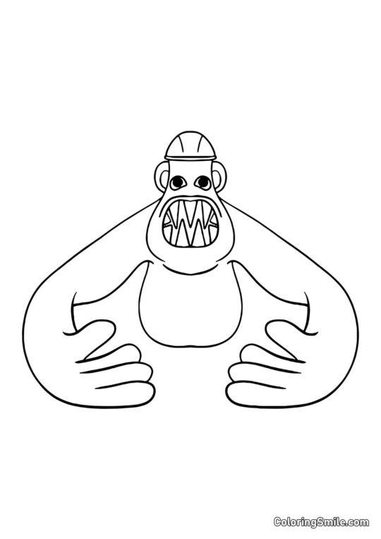 Hanky Jake fra Banban børnehave - Farvelægningsside