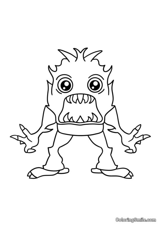 Jæger Tim fra Banban børnehave - Farvelægningsside