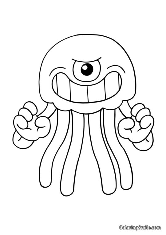 Stinger Flynn fra Banban børnehave - Farvelægningsside