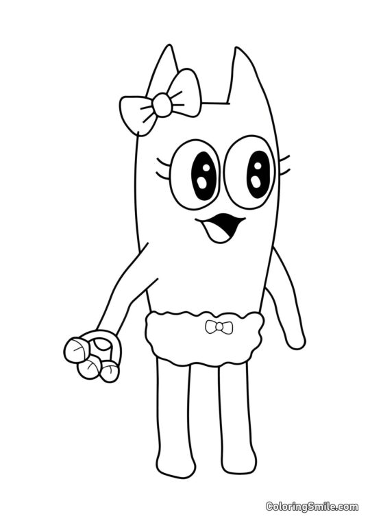 Baby Banbalina - Farvelægningsside