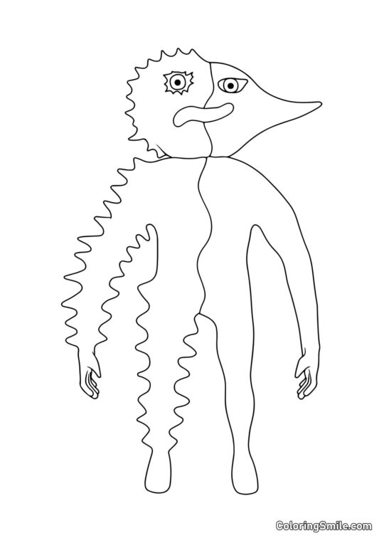 Jester fra Banban børnehave 4 - Farvelægningsside