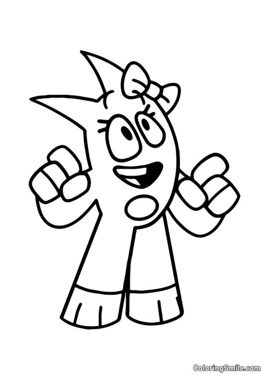 Anime Banbalina - Farvelægningsside