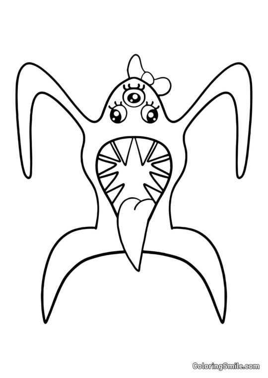 Smukke Nabnalina fra Banban børnehave - Farvelægningsside