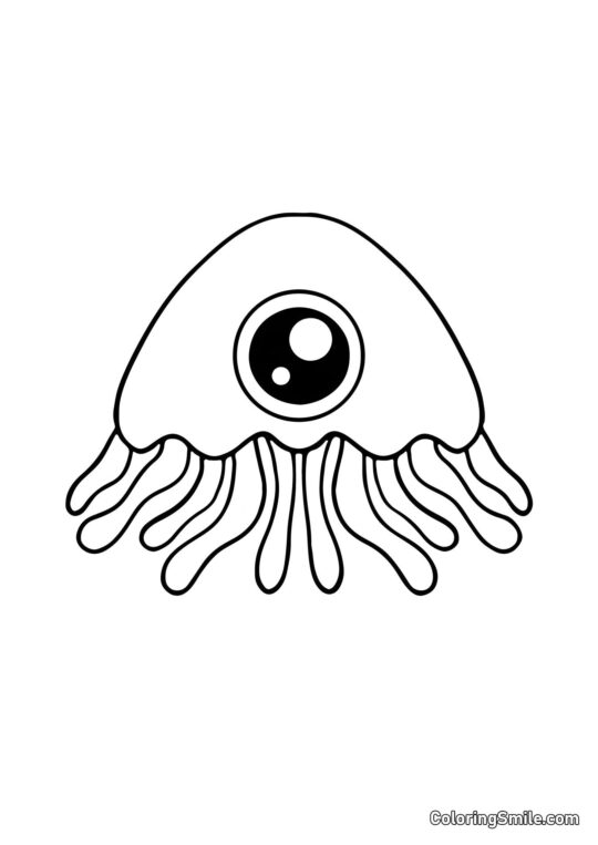 Kawaii Stinger Flynn fra Banban børnehave - Farvelægningsside