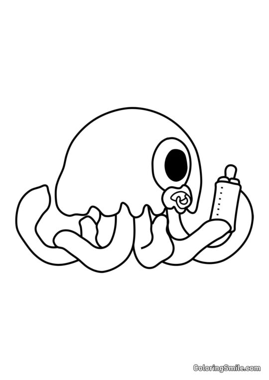 Baby Stinger Flynn - Farvelægningsside