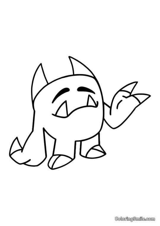 Sød Kaptajn Fiddles - Farvelægningsside