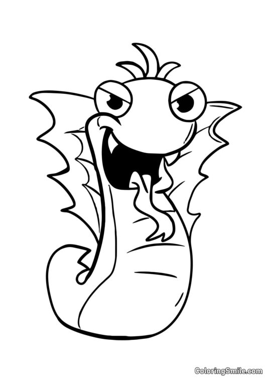 Stille Steve fra Banban børnehave - Farvelægningsside