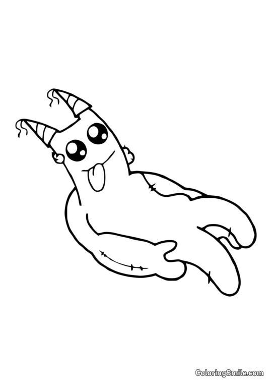 Sød Banban - Farvelægningsside