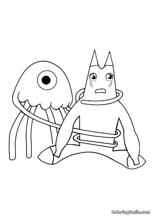 Stinger Flynn og Banban - Farvelægningsside