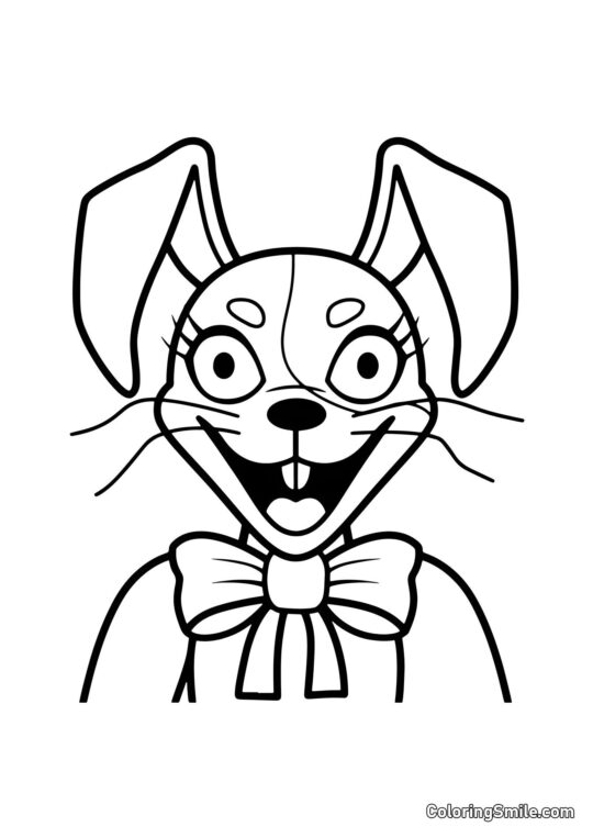 Vanessa (Vanny) fra FNAF 9 Security Breach - Farvelægningsside