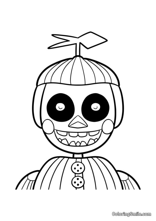 Phantom Balloon Boy - Farvelægningsside