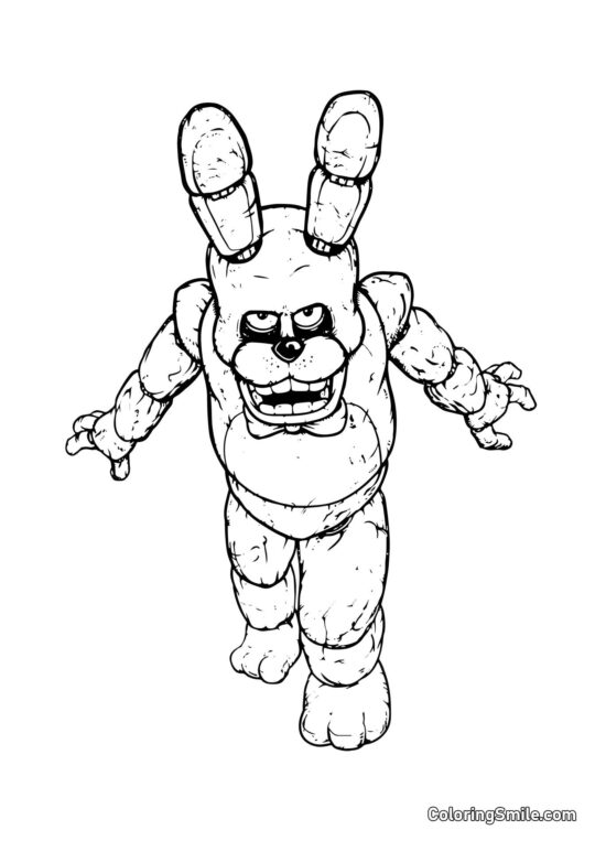 Bonnie fra Five Nights at Freddy’s - Farvelægningsside