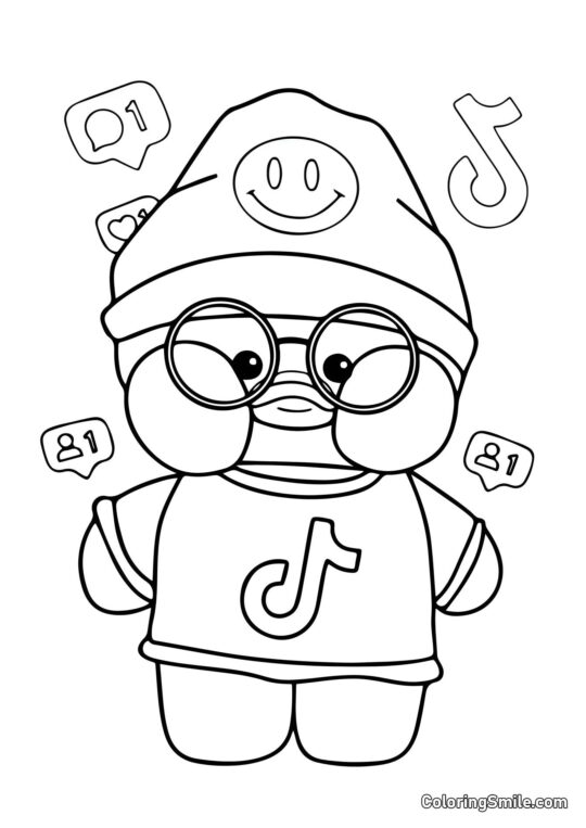 Lalafanfan TikTok - Farvelægningsside