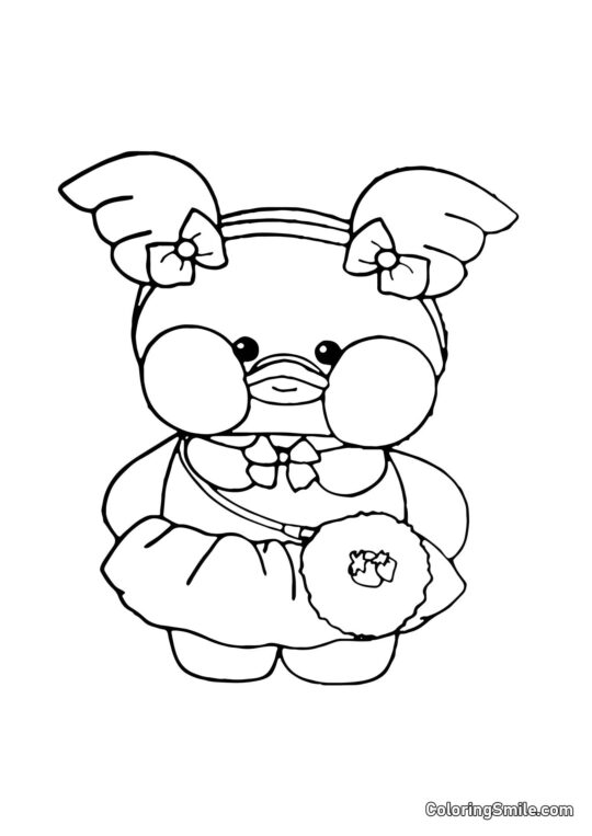 Lalafanfan lille engel - Farvelægningsside