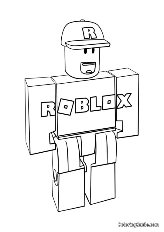 Roblox Gæst - Farvelægningsside