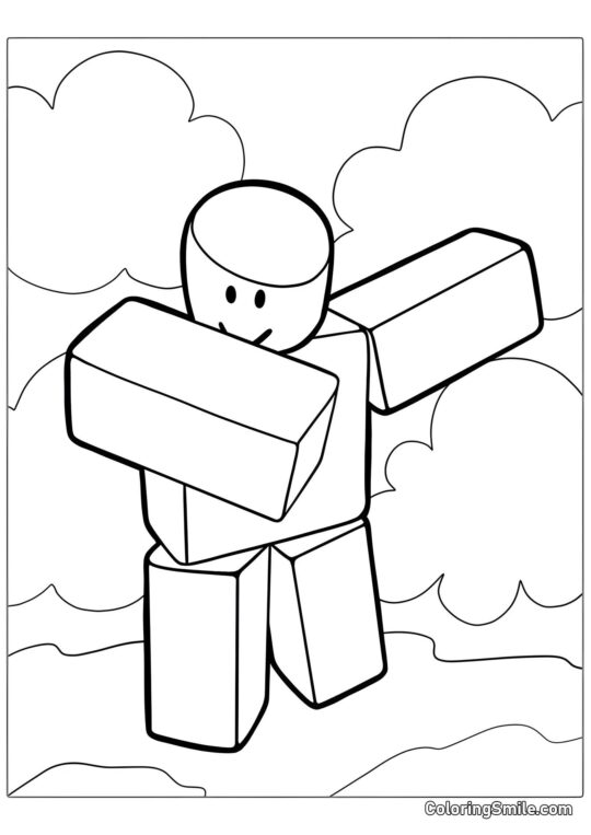 Dabbe Roblox - Farvelægningsside