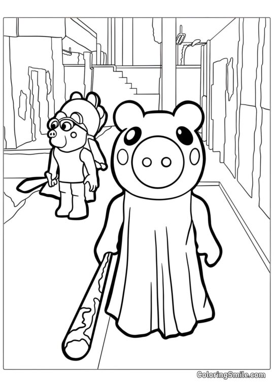 Roblox Grisling - Farvelægningsside