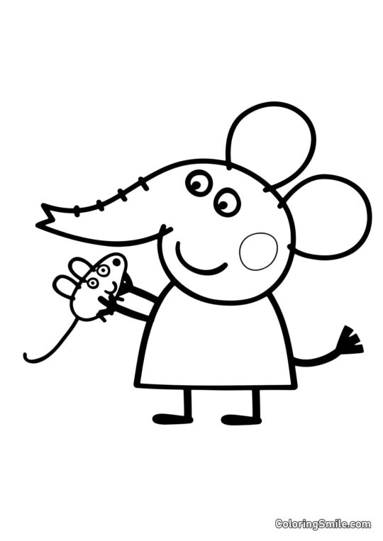 Emily Elefant - Farvelægningsside