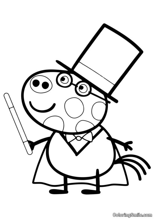 Pedros Magi - Farvelægningsside