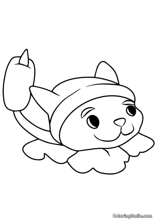 Kattail fra Plants vs. Zombies Kattail fra Plants vs. Zombies - Farvelægningsside