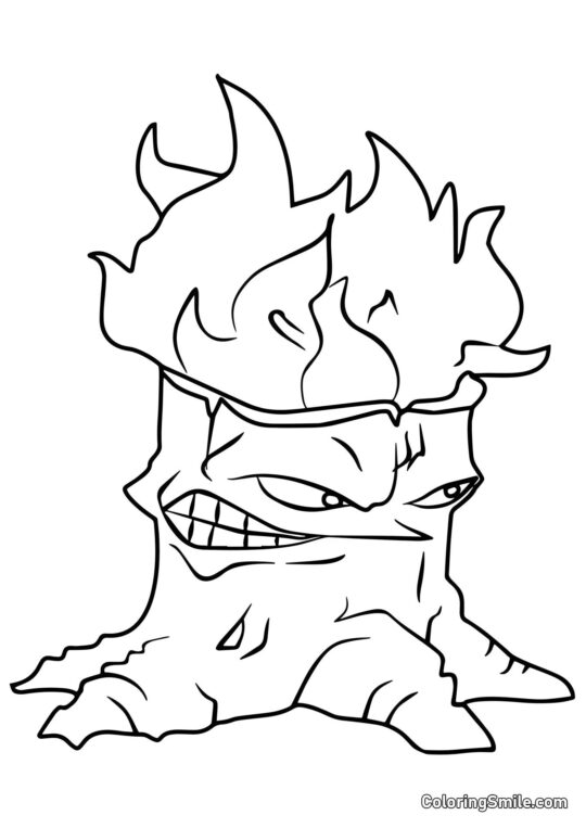 Torchwood fra Plants vs. Zombies Torchwood fra Plants vs. Zombies - Farvelægningsside