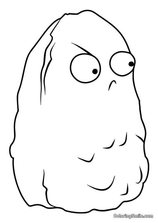 Høj-nød fra Plants vs. Zombies Høj-nød fra Plants vs. Zombies - Farvelægningsside