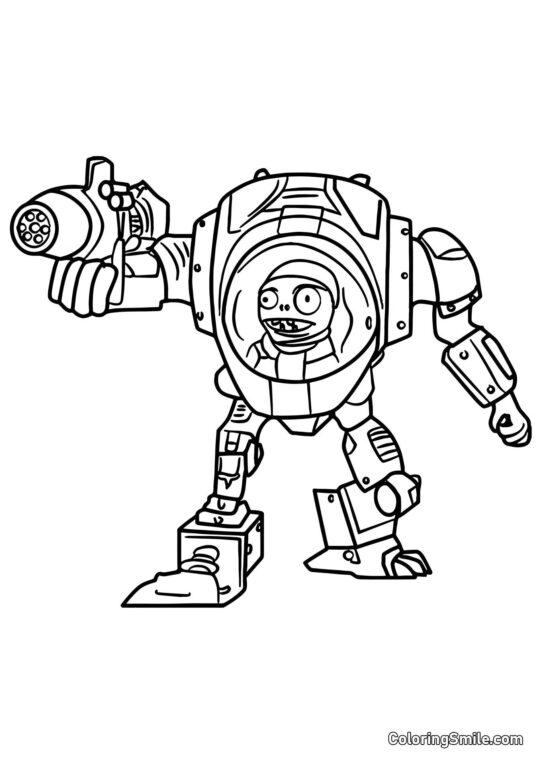 Z-Mech Zombie Z-Mech Zombie - Farvelægningsside