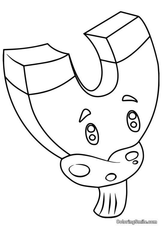 Magnet-shroom fra Plants vs. Zombies Magnet-shroom fra Plants vs. Zombies - Farvelægningsside