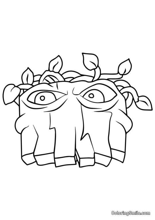 Gravbuster fra Plants vs. Zombies Gravbuster fra Plants vs. Zombies - Farvelægningsside