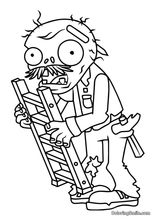 Stige Zombie Stige Zombie - Farvelægningsside