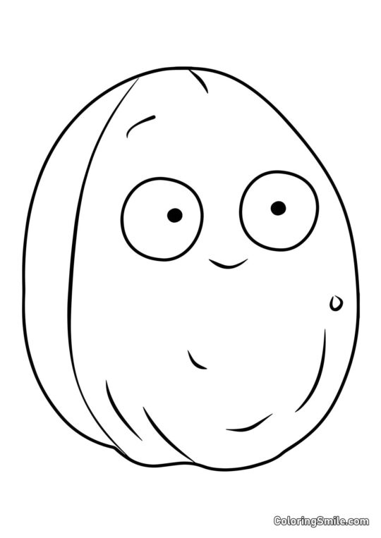 Explodo-nut fra Plants vs. Zombies Explodo-nut fra Plants vs. Zombies - Farvelægningsside