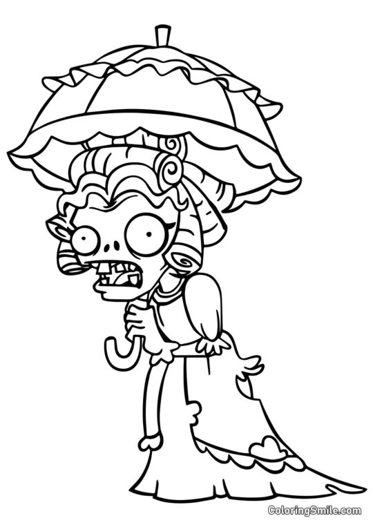 Parasol Zombie Parasol Zombie - Farvelægningsside
