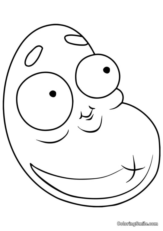 Kaffe Bønne fra Plants vs. Zombies Kaffe Bønne fra Plants vs. Zombies - Farvelægningsside