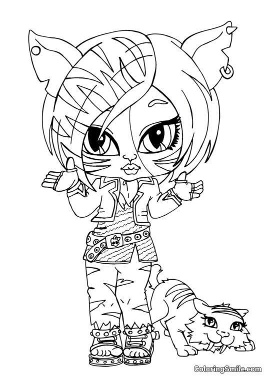 Lille Toralei Stripe Lille Toralei Stripe - Farvelægningsside