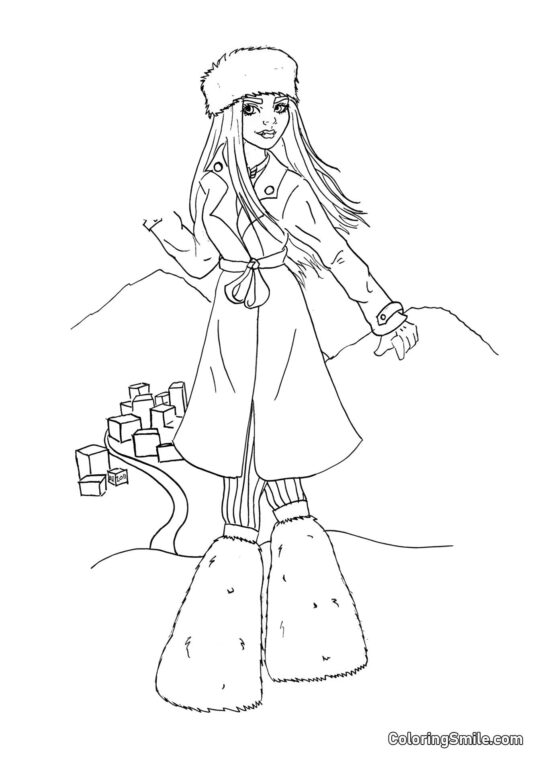 Abbey Bominable – Datter af Yeti Abbey Bominable – Datter af Yeti - Farvelægningsside