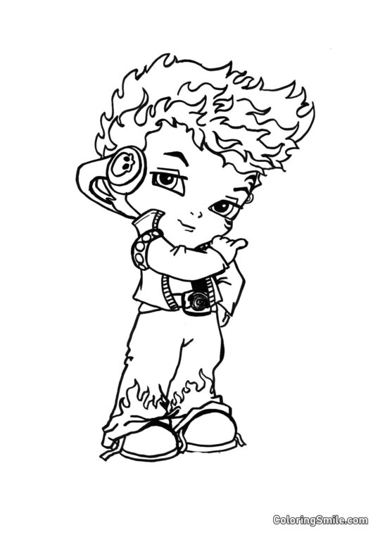 Lille Holt Hyde Lille Holt Hyde - Farvelægningsside