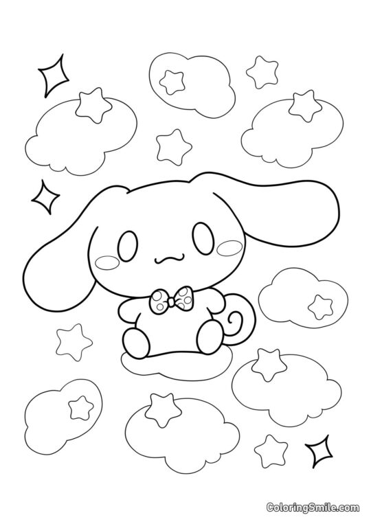 Simpel Kawaii Cinnamoroll Simpel Kawaii Cinnamoroll - Farvelægningsside