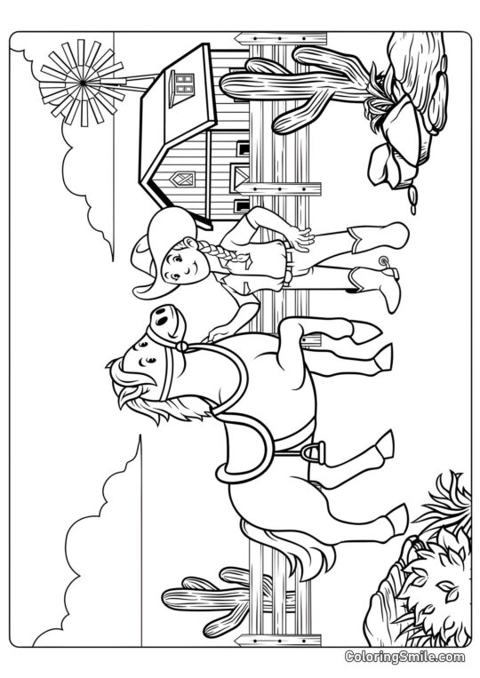 Vilde Vesten Vilde Vesten - Farvelægningsside