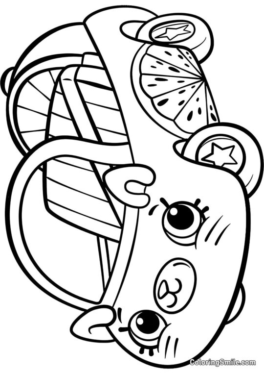 Shopkins Dolly Bil - Farvelægningsside