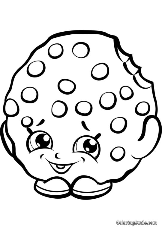 Shopkins Småkage - Farvelægningsside