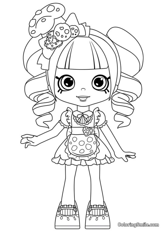 Coco Cookie - Farvelægningsside