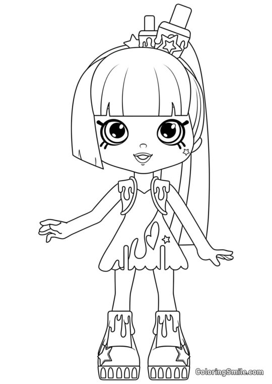 Polly Neglelak - Farvelægningsside