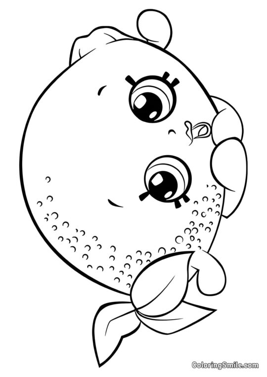 Shopkins Citron - Farvelægningsside